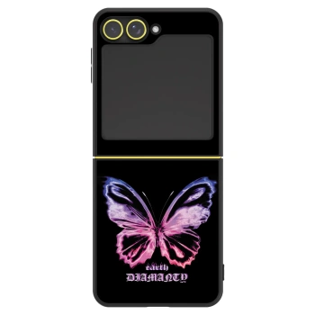 Szilikon tok erre a típusra Samsung Galaxy Z Flip7 FE 5G - Diamanty Purple