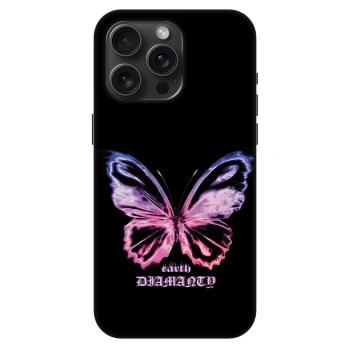 Szilikon tok erre a típusra Apple iPhone 15 Pro Max - Diamanty Purple