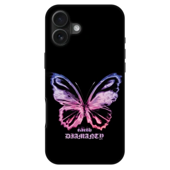 Szilikon tok erre a típusra Apple iPhone 16 Plus - Diamanty Purple