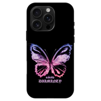 Szilikon tok erre a típusra Apple iPhone 16 Pro - Diamanty Purple