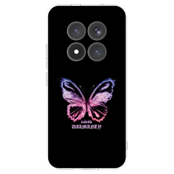 Picasee átlátszó szilikon tok az alábbi mobiltelefonokra Xiaomi Redmi Note 15 Pro+ - Diamanty Purple