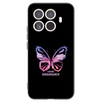 Picasee fekete szilikon tok az alábbi mobiltelefonokra Xiaomi 15T Pro - Diamanty Purple