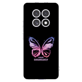 Picasee átlátszó szilikon tok az alábbi mobiltelefonokra Xiaomi Redmi Note 15 - Diamanty Purple