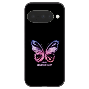 Picasee fekete szilikon tok az alábbi mobiltelefonokra Google Pixel 10 - Diamanty Purple