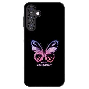 Picasee fekete szilikon tok az alábbi mobiltelefonokra Samsung Galaxy A16 4G - Diamanty Purple