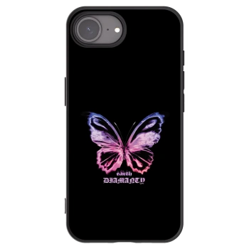Picasee fekete szilikon tok az alábbi mobiltelefonokra Apple iPhone 17e - Diamanty Purple