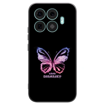 Picasee fekete szilikon tok az alábbi mobiltelefonokra Xiaomi 17T - Diamanty Purple