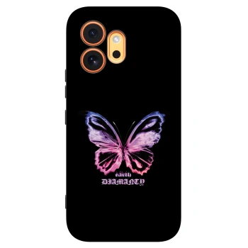 Picasee fekete szilikon tok az alábbi mobiltelefonokra Honor 600 - Diamanty Purple