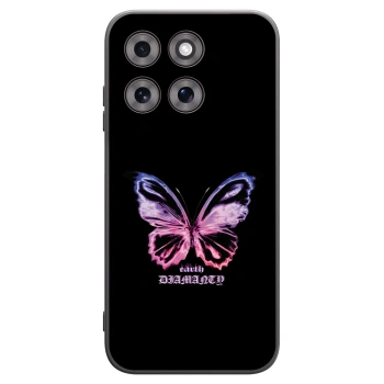 Picasee fekete szilikon tok az alábbi mobiltelefonokra Motorola Moto G77 - Diamanty Purple