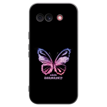 Picasee fekete szilikon tok az alábbi mobiltelefonokra Google Pixel 10a - Diamanty Purple