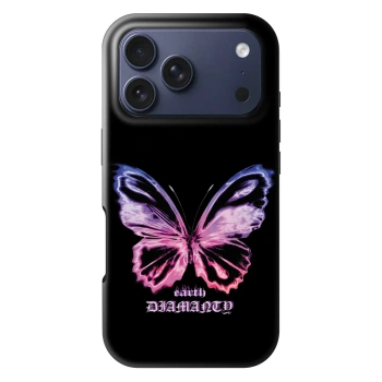 Szilikon tok erre a típusra Apple iPhone 18 Pro - Diamanty Purple