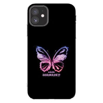 Picasee átlátszó szilikon tok az alábbi mobiltelefonokra Apple iPhone 11 - Diamanty Purple