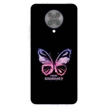 Picasee átlátszó szilikon tok az alábbi mobiltelefonokra Xiaomi Poco F2 Pro - Diamanty Purple