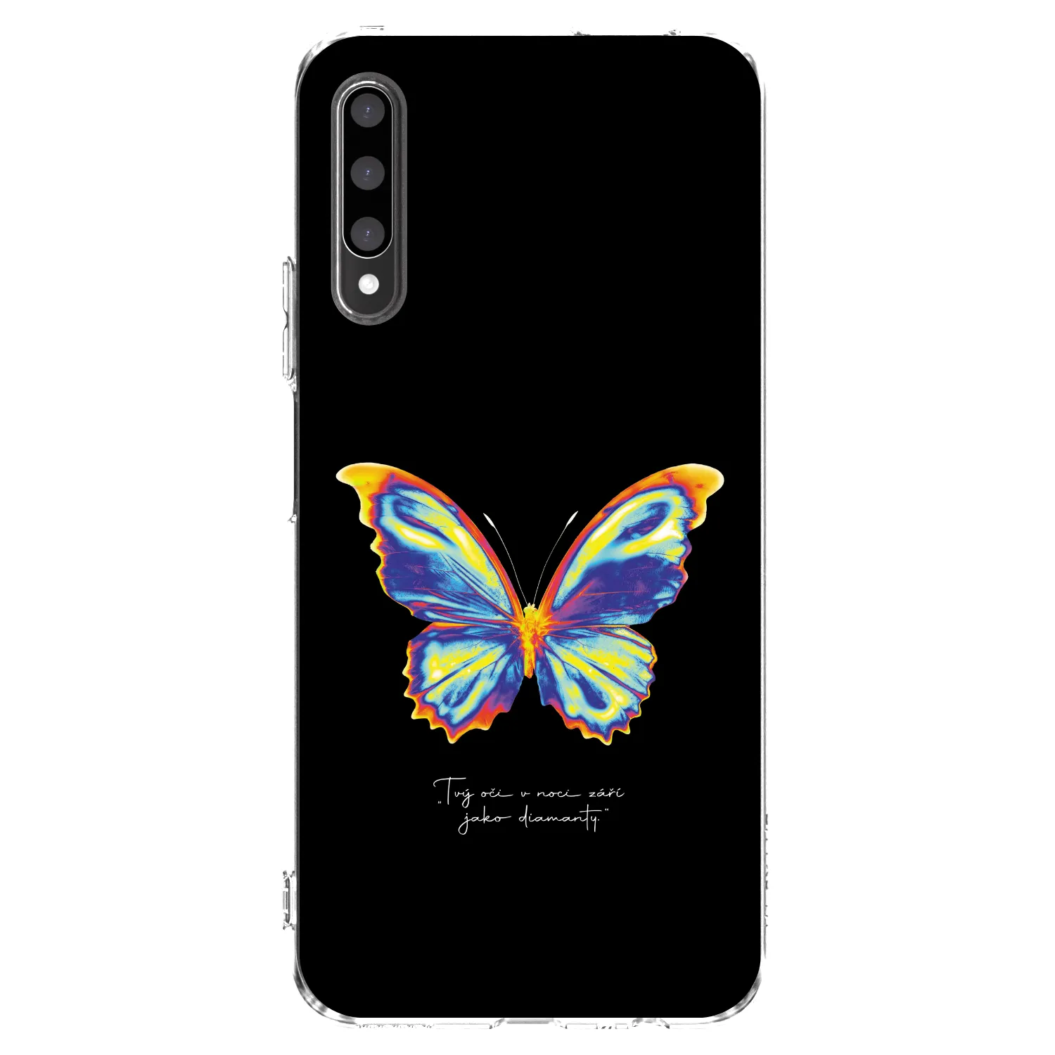 Picasee átlátszó szilikon tok az alábbi mobiltelefonokra Honor 9X Pro - Diamanty Black