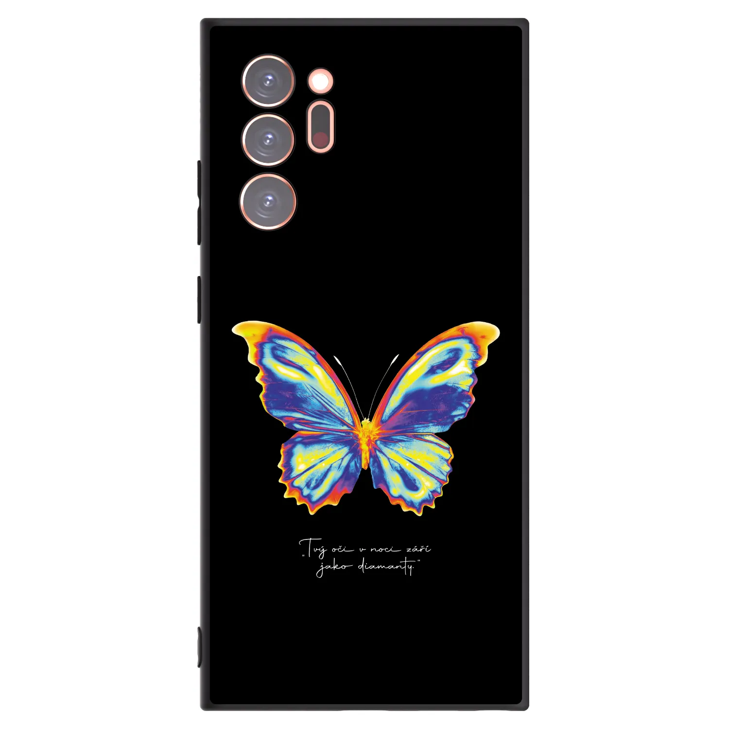 Picasee fekete szilikon tok az alábbi mobiltelefonokra Samsung Galaxy Note 20 Ultra - Diamanty Black