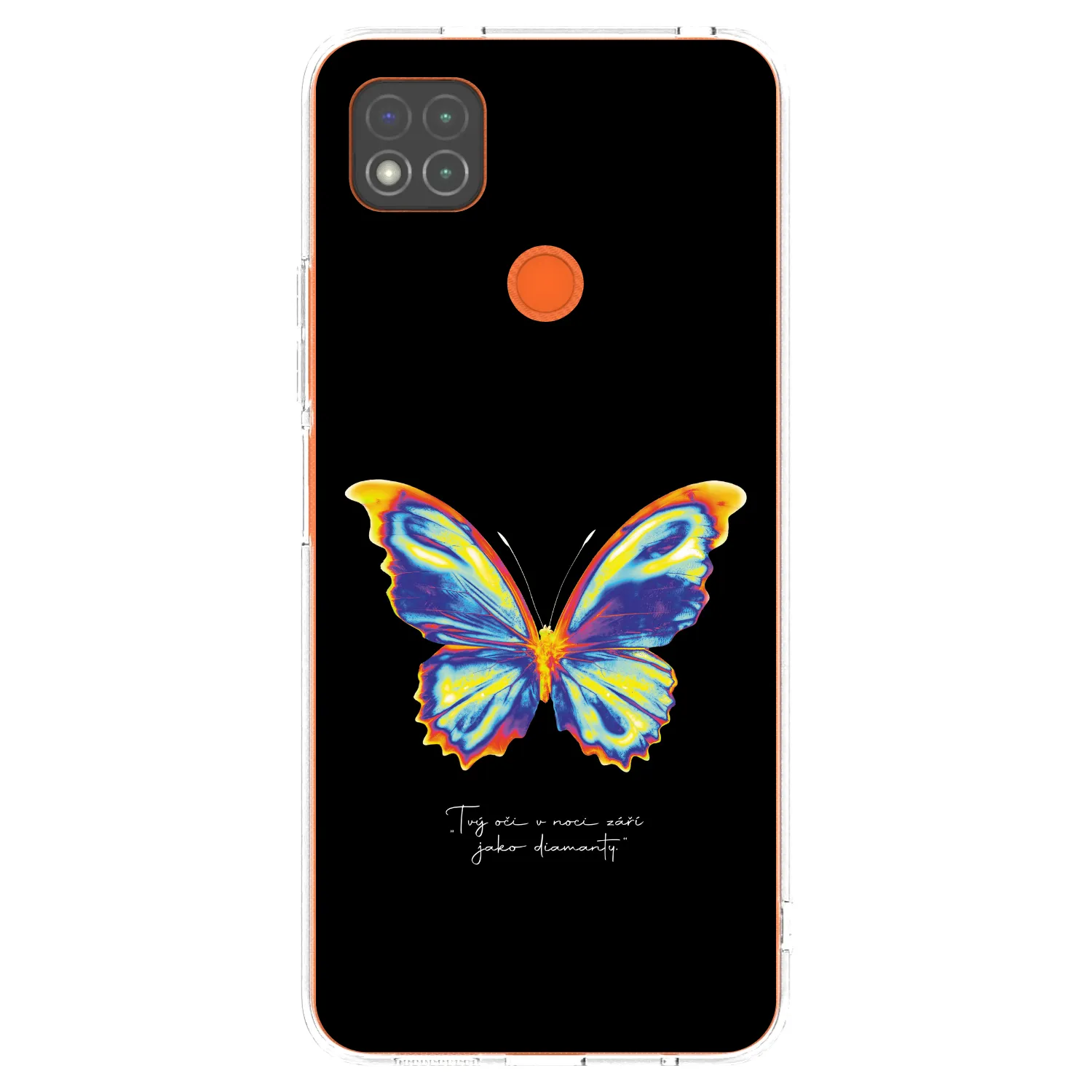 Picasee átlátszó szilikon tok az alábbi mobiltelefonokra Xiaomi Redmi 9C - Diamanty Black