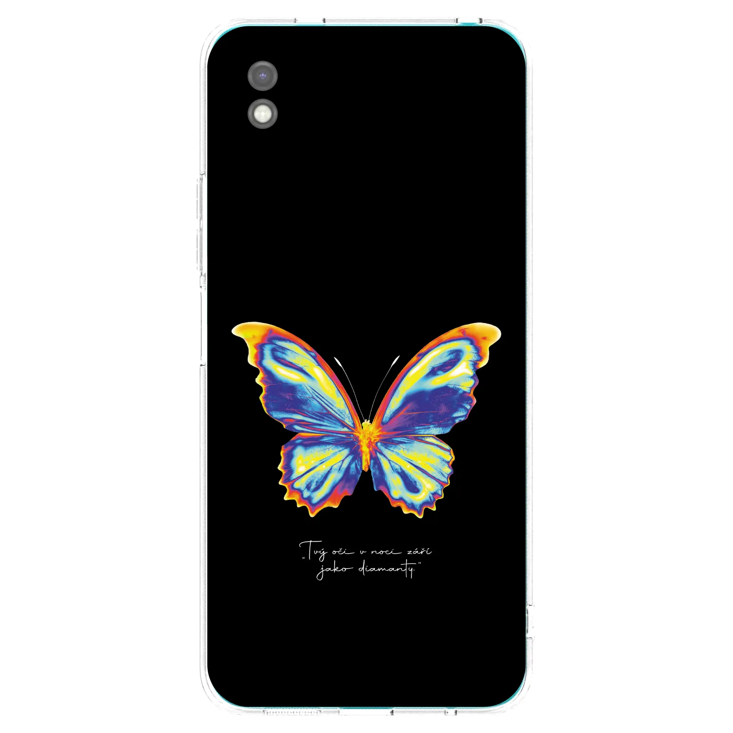 Picasee fekete szilikon tok az alábbi mobiltelefonokra Xiaomi Redmi 9A - Diamanty Black