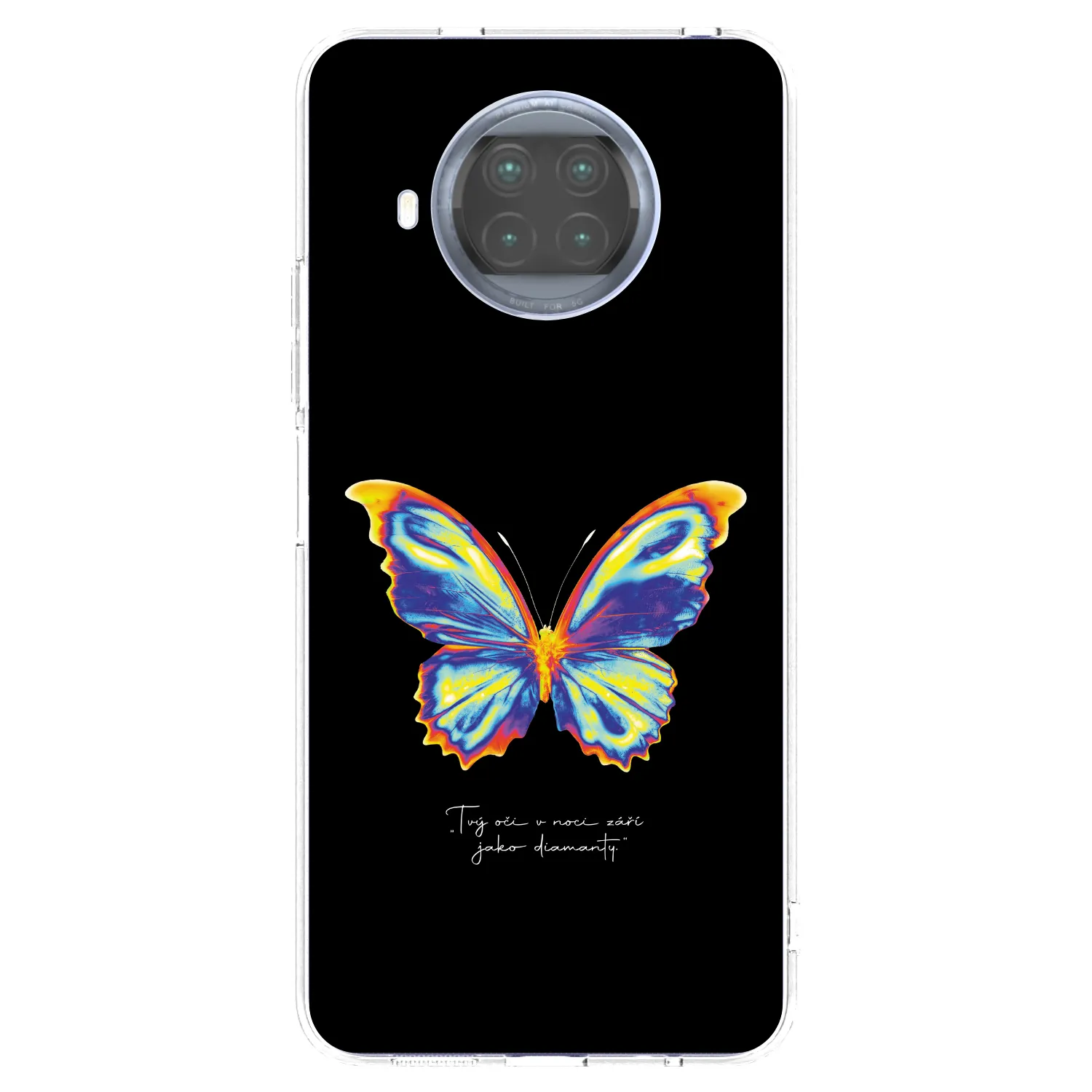 Picasee átlátszó szilikon tok az alábbi mobiltelefonokra Xiaomi Mi 10T Lite - Diamanty Black