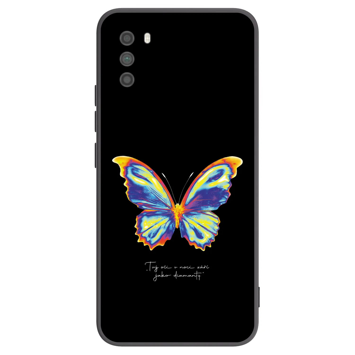Picasee fekete szilikon tok az alábbi mobiltelefonokra Xiaomi Poco M3 - Diamanty Black
