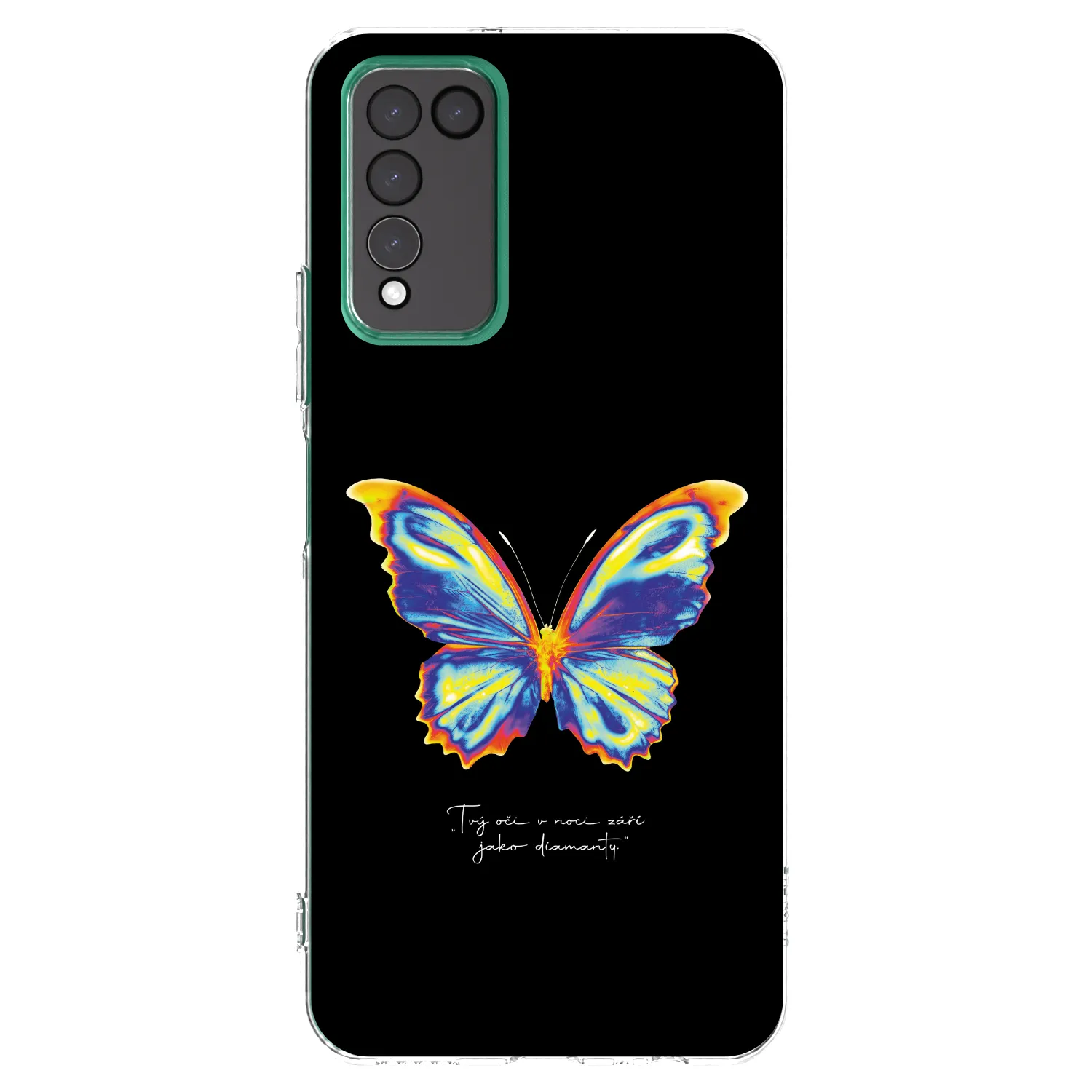 Picasee átlátszó szilikon tok az alábbi mobiltelefonokra Honor 10X Lite - Diamanty Black
