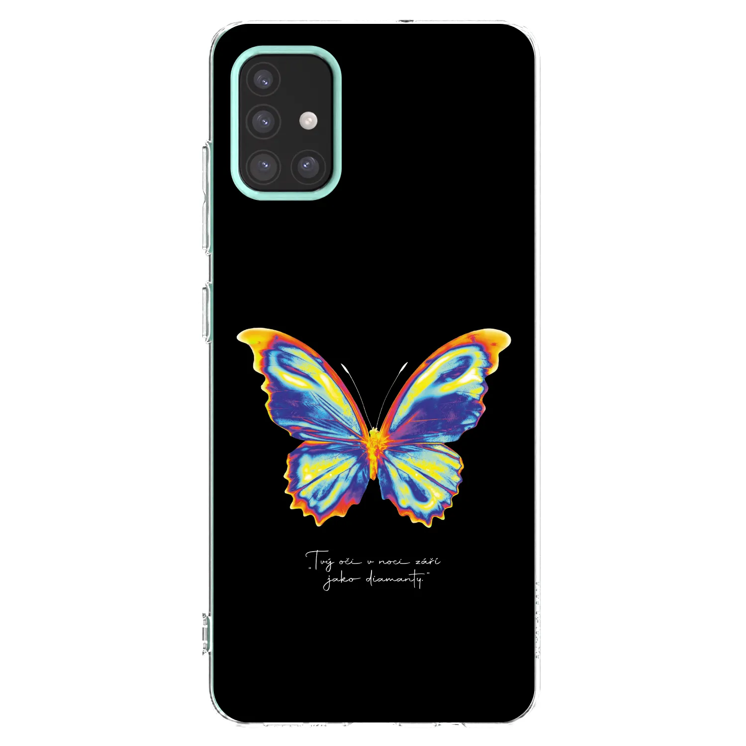 Picasee átlátszó szilikon tok az alábbi mobiltelefonokra Samsung Galaxy M31s - Diamanty Black