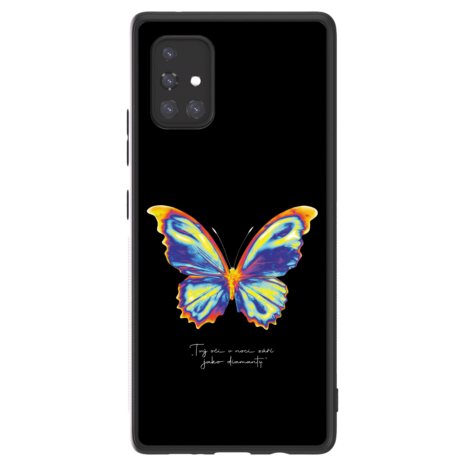 Picasee ULTIMATE CASE Samsung Galaxy A71 A715F - készülékre - Diamanty Black