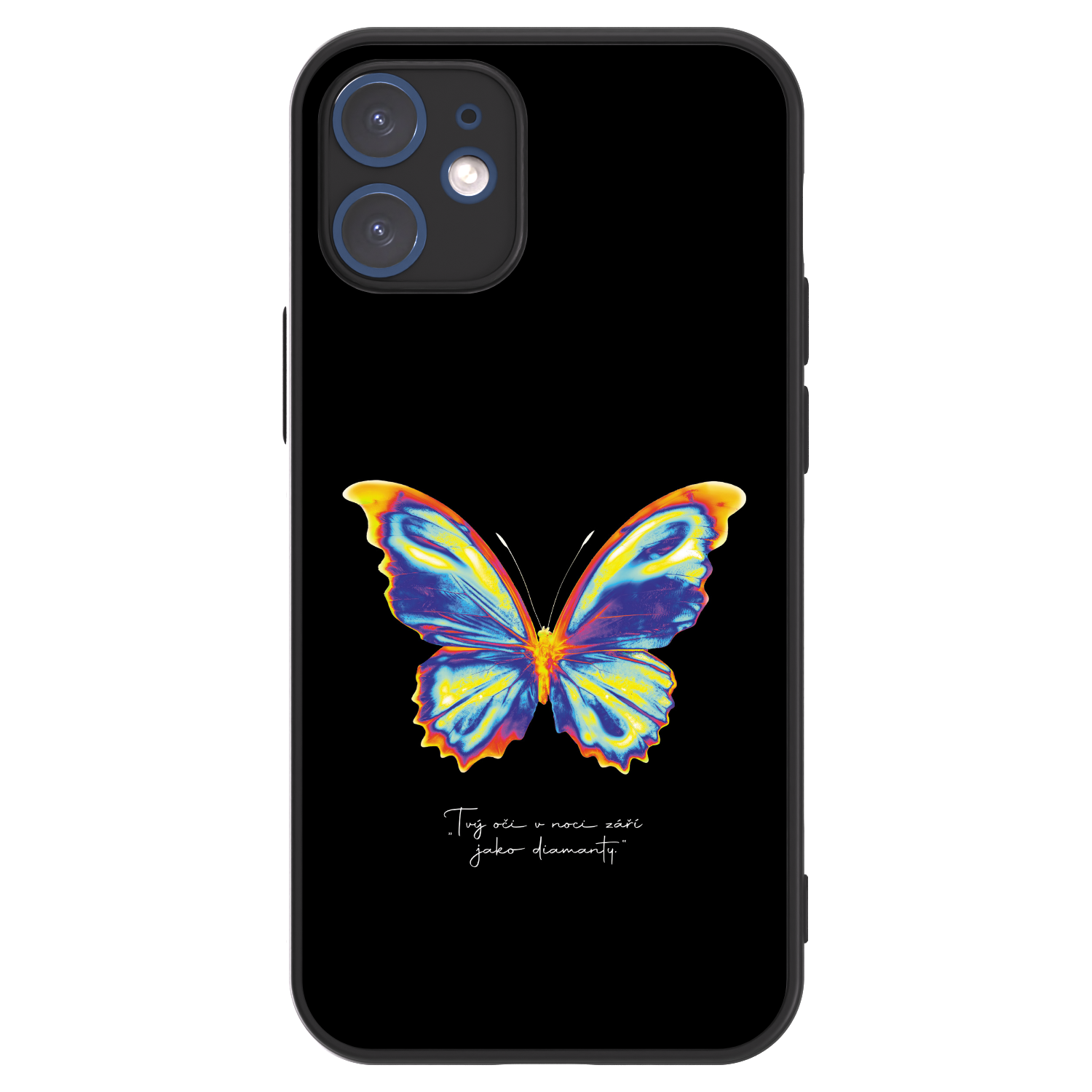 Picasee ULTIMATE CASE Apple iPhone 12 mini - készülékre - Diamanty Black