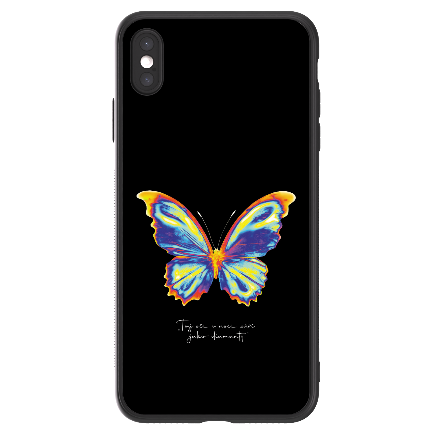 Picasee ULTIMATE CASE Apple iPhone XS Max - készülékre - Diamanty Black
