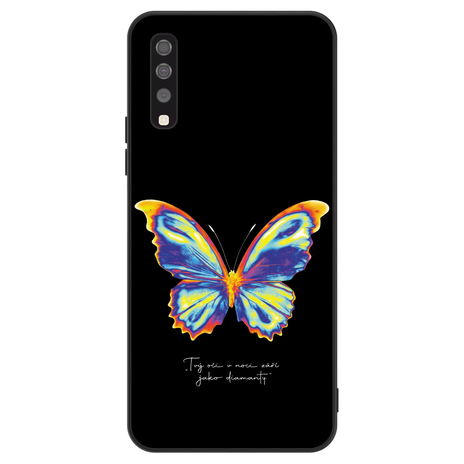 Picasee ULTIMATE CASE Samsung Galaxy A70 A705F - készülékre - Diamanty Black