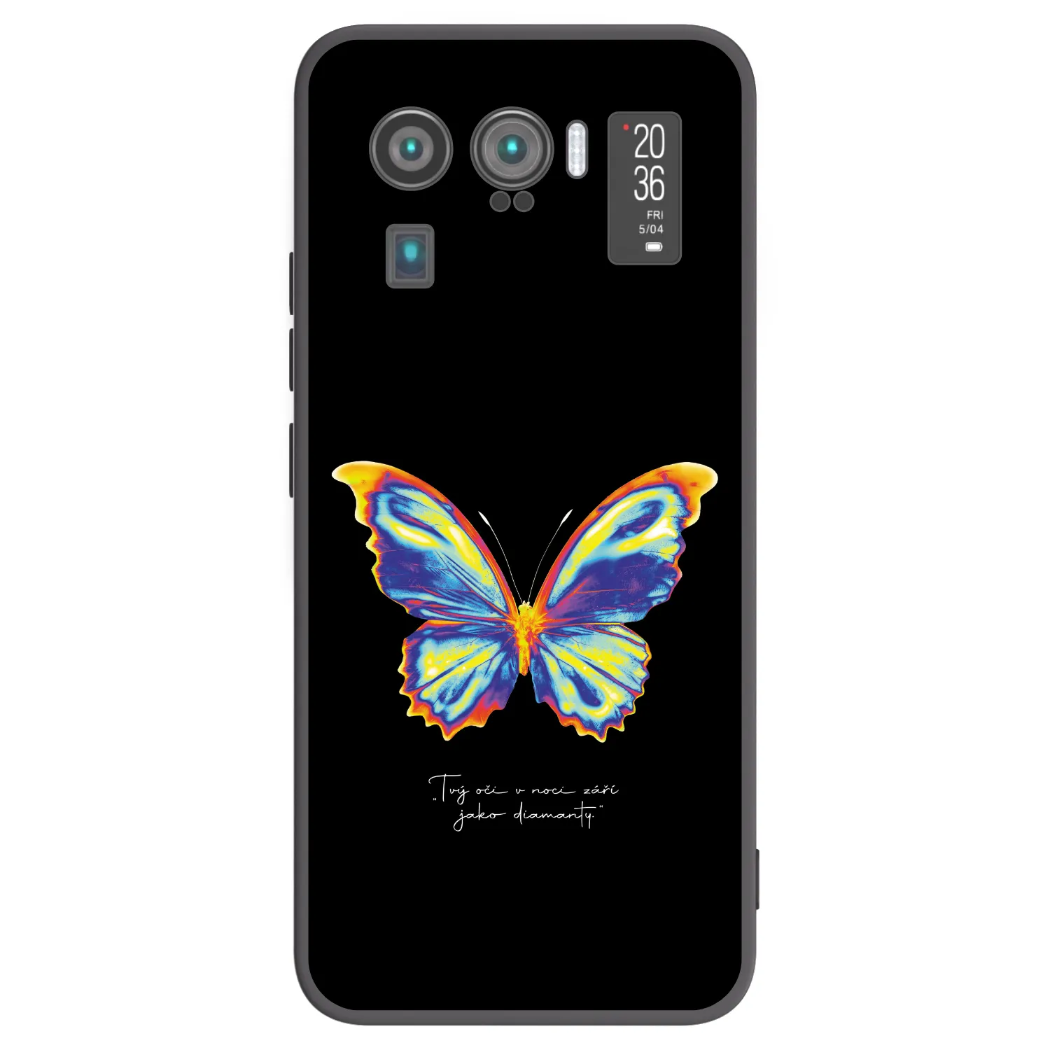 Picasee fekete szilikon tok az alábbi mobiltelefonokra Xiaomi Mi 11 Ultra - Diamanty Black