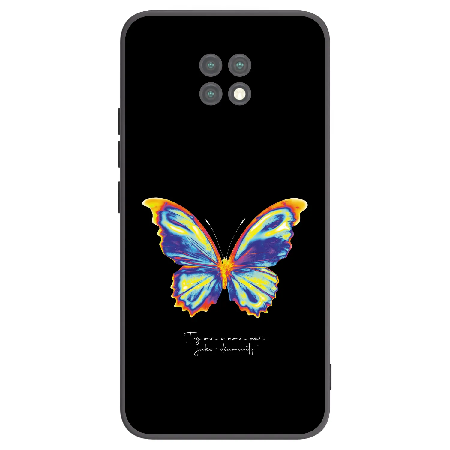 Picasee fekete szilikon tok az alábbi mobiltelefonokra Xiaomi Redmi Note 9T - Diamanty Black