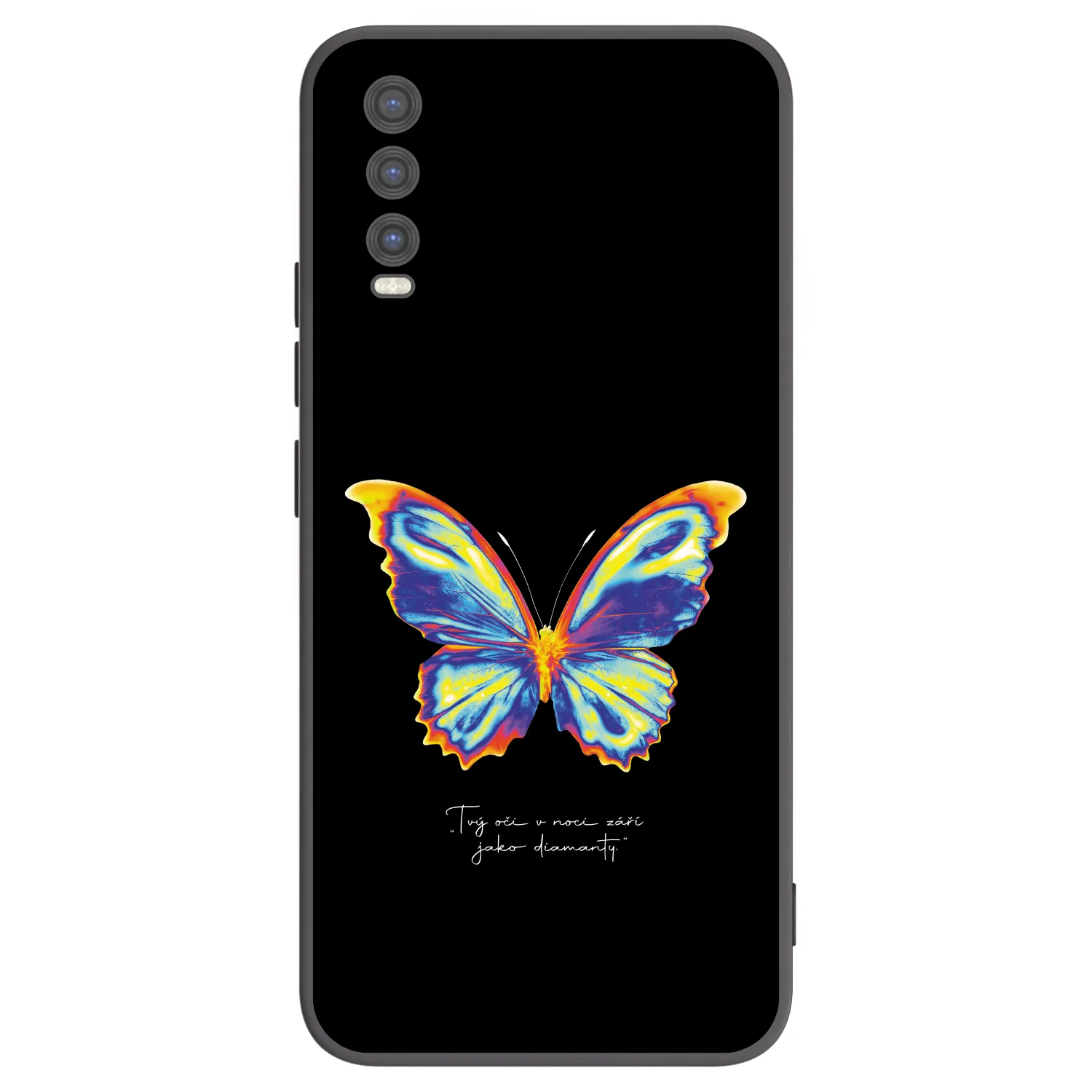 Picasee fekete szilikon tok az alábbi mobiltelefonokra Vivo Y20s - Diamanty Black