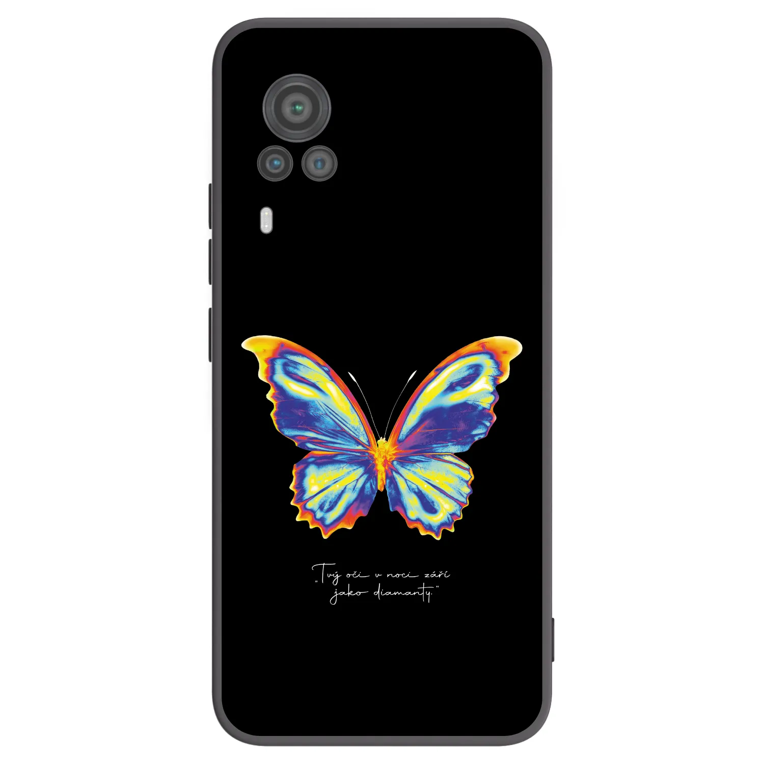 Picasee fekete szilikon tok az alábbi mobiltelefonokra Vivo X60 Pro 5G - Diamanty Black