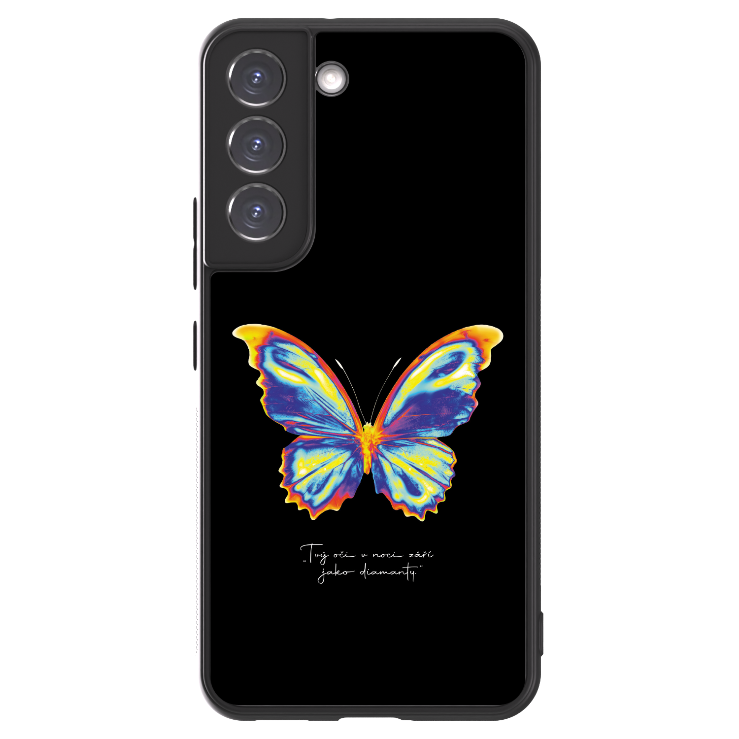 Picasee ULTIMATE CASE Samsung Galaxy S22 5G - készülékre - Diamanty Black