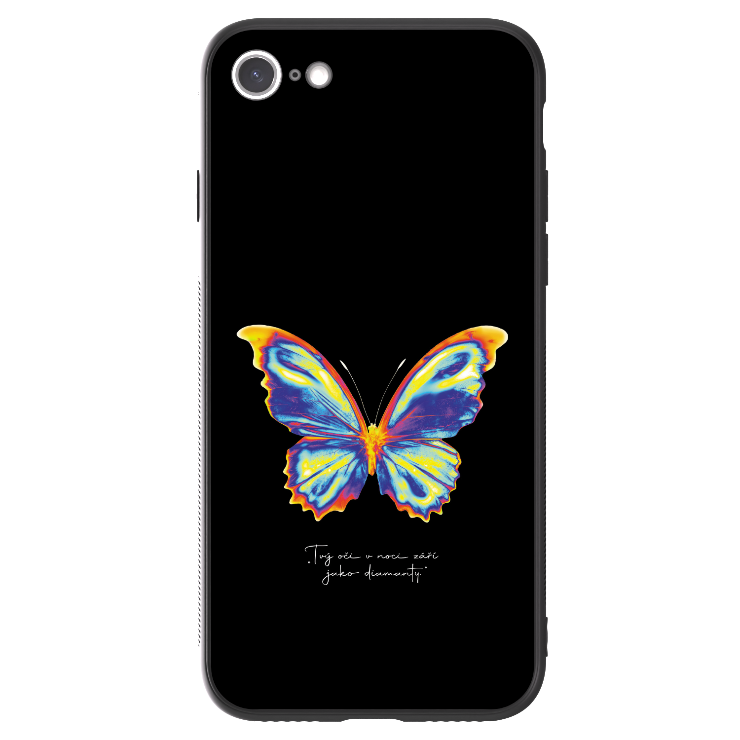 Picasee ULTIMATE CASE Apple iPhone SE 2022 - készülékre - Diamanty Black