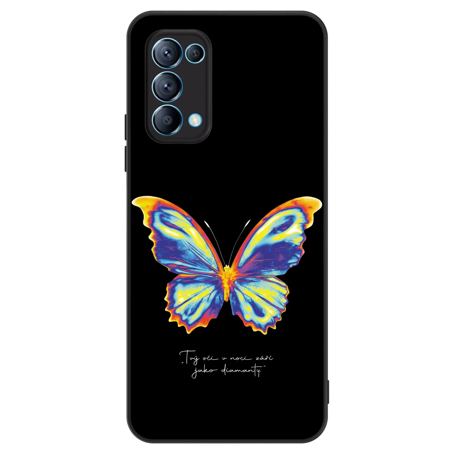 Picasee ULTIMATE CASE OPPO Reno 5 5G - készülékre - Diamanty Black