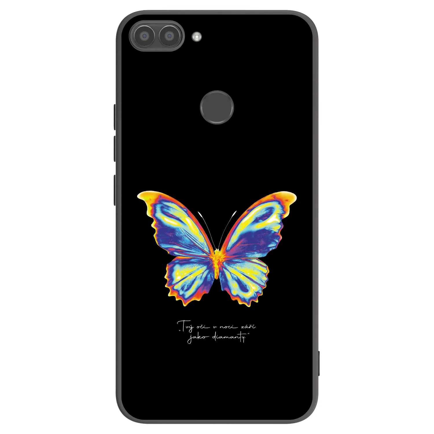 Picasee fekete szilikon tok az alábbi mobiltelefonokra Huawei P Smart - Diamanty Black