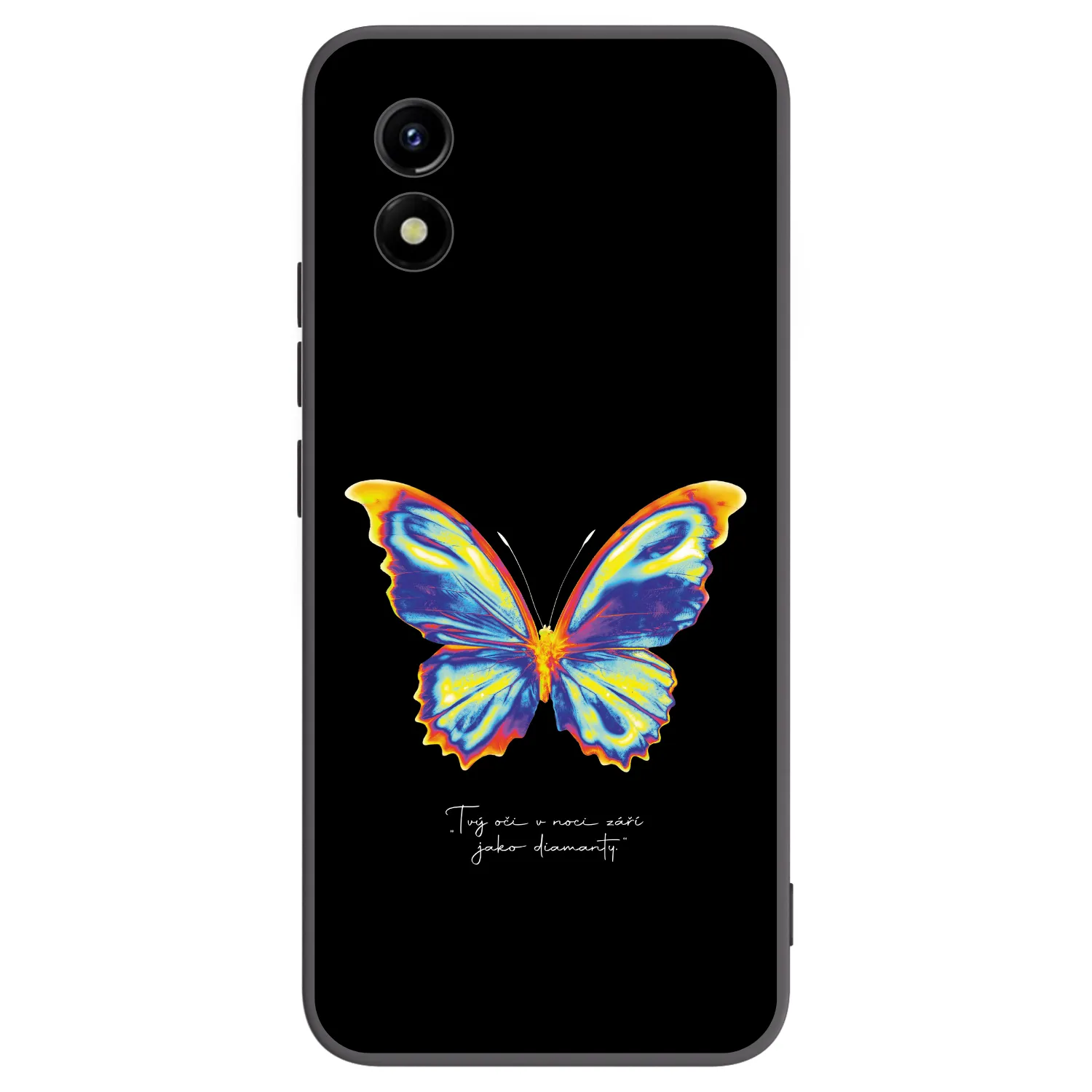 Picasee fekete szilikon tok az alábbi mobiltelefonokra Vivo Y01 - Diamanty Black