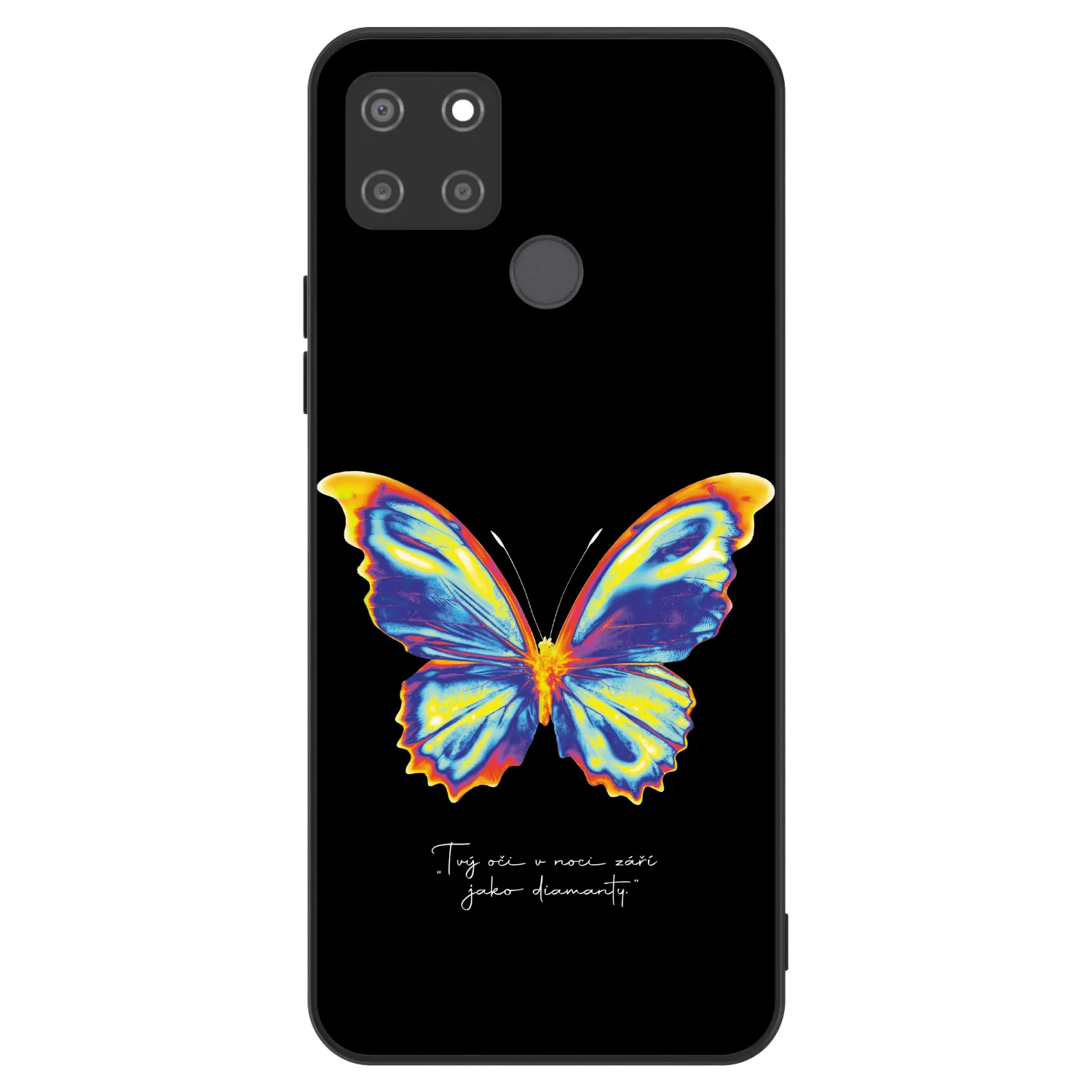 Picasee ULTIMATE CASE Realme C21Y - készülékre - Diamanty Black