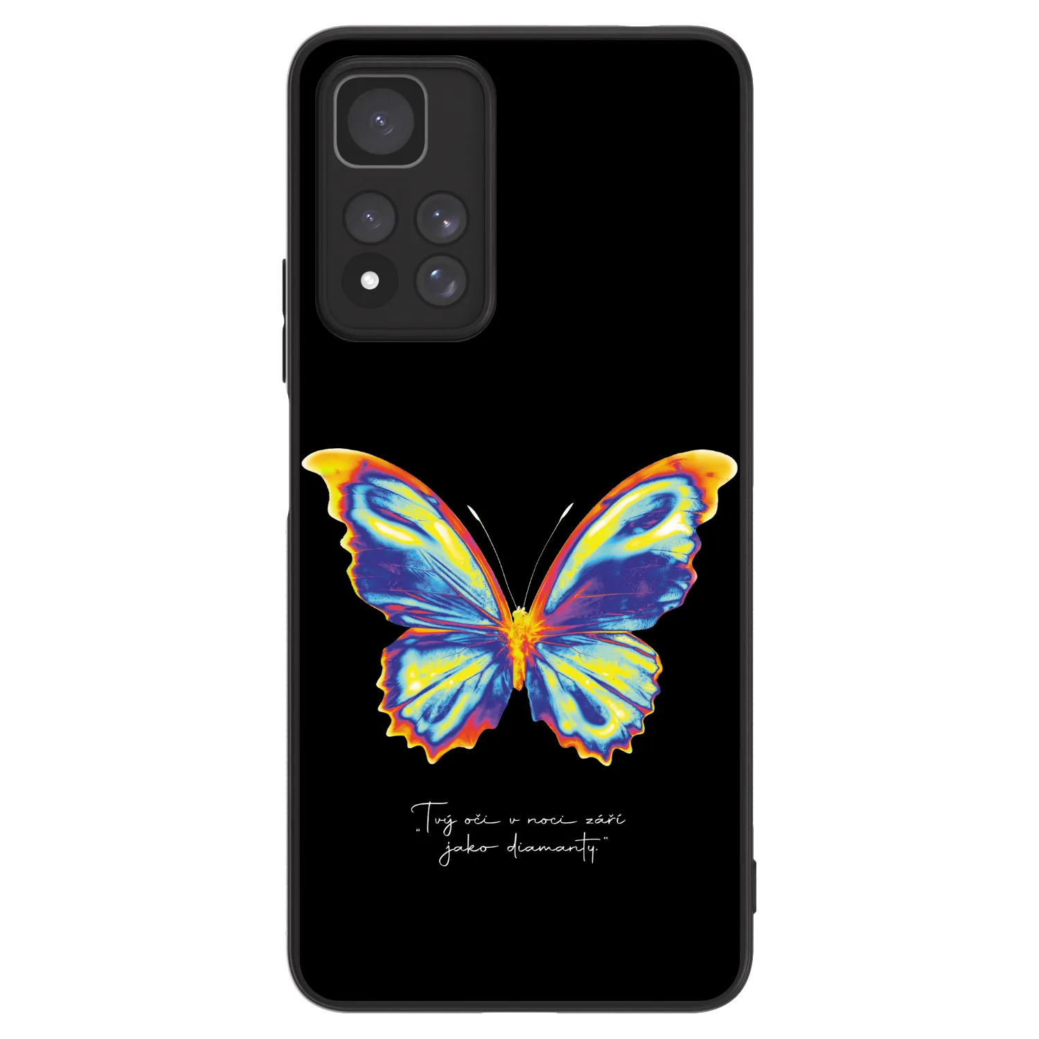Picasee ULTIMATE CASE Xiaomi Redmi Note 11 Pro+ 5G - készülékre - Diamanty Black
