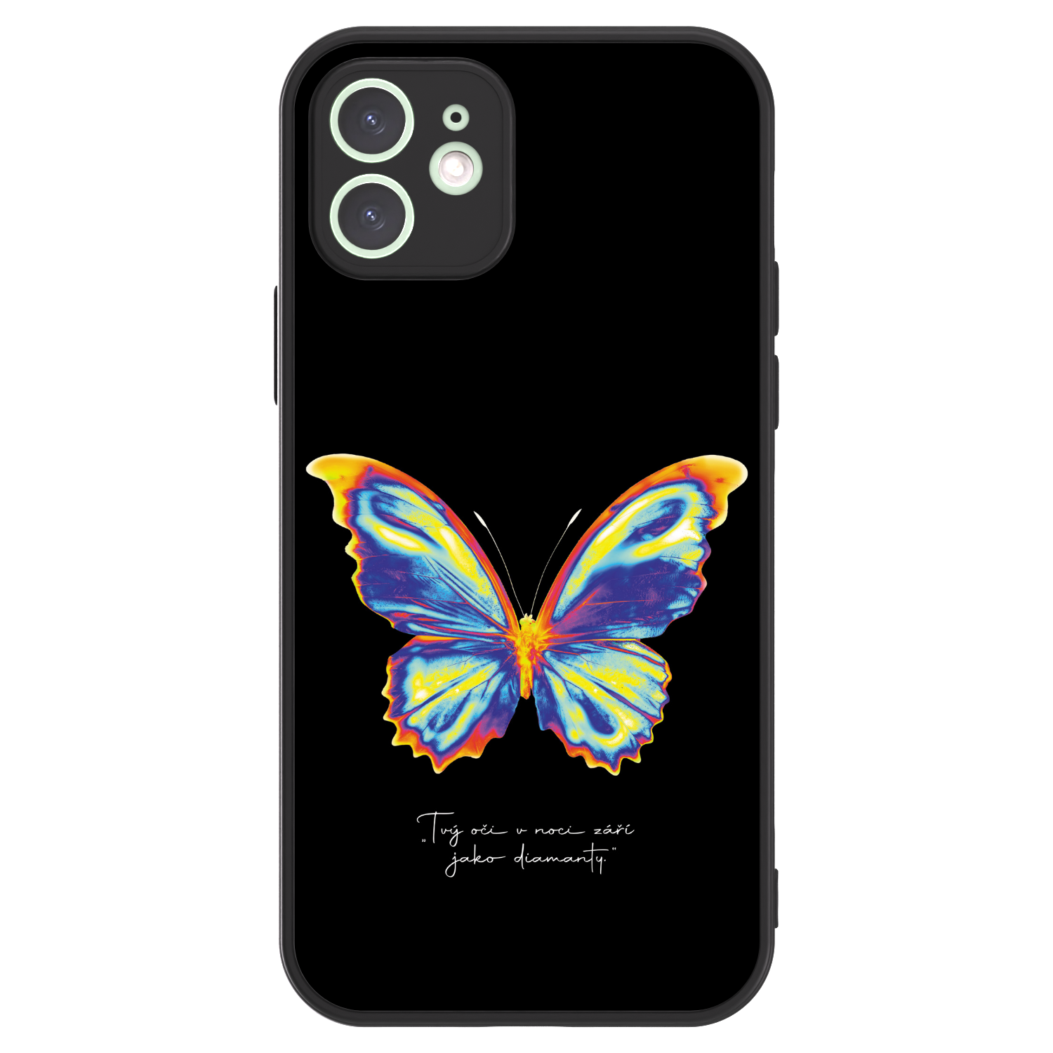 Picasee ULTIMATE CASE MagSafe Apple iPhone 12 - készülékre - Diamanty Black