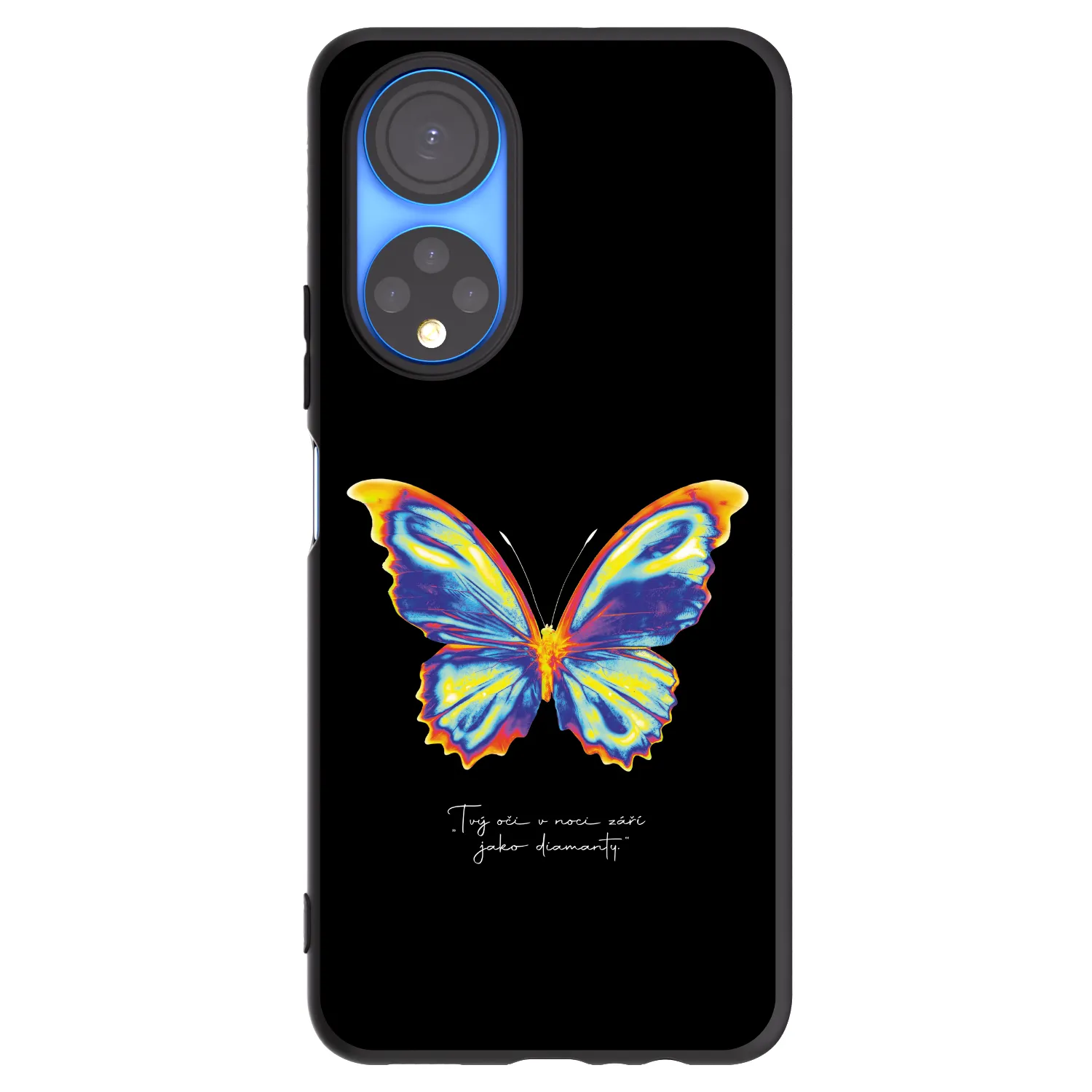 Picasee fekete szilikon tok az alábbi mobiltelefonokra Honor X7 - Diamanty Black