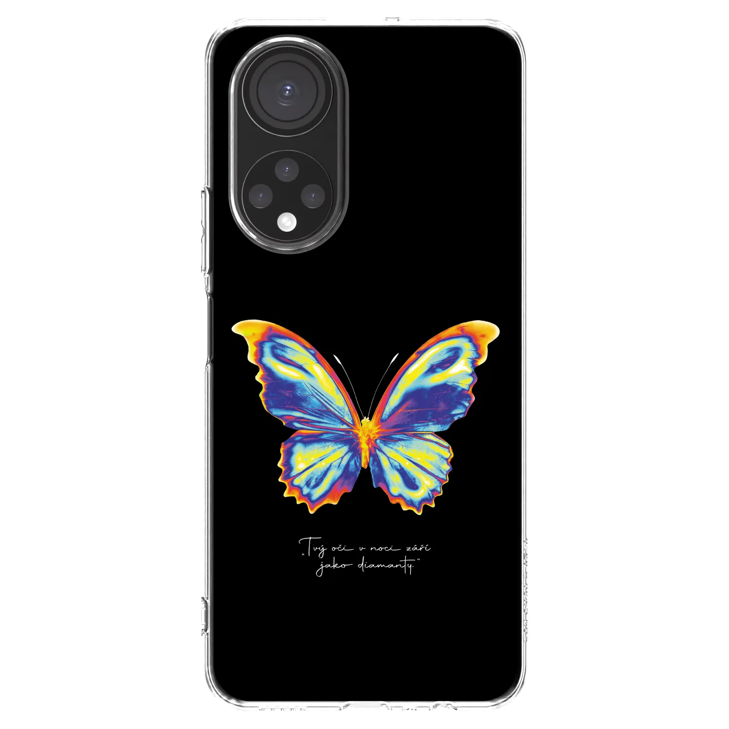 Picasee átlátszó szilikon tok az alábbi mobiltelefonokra Honor X7 - Diamanty Black