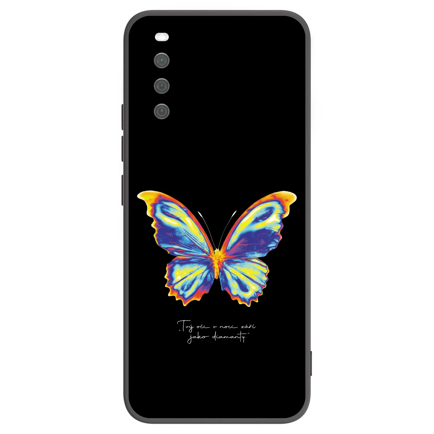 Picasee fekete szilikon tok az alábbi mobiltelefonokra Sony Xperia 10 III - Diamanty Black