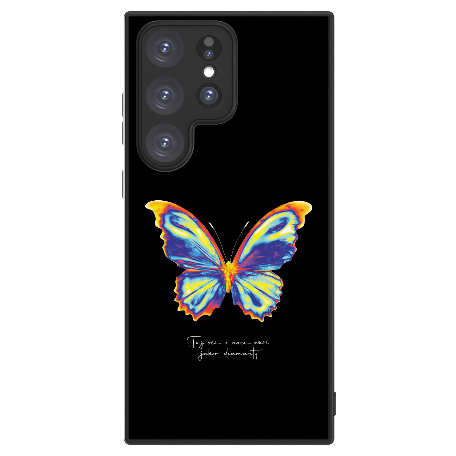 Picasee ULTIMATE CASE Samsung Galaxy S23 Ultra 5G - készülékre - Diamanty Black
