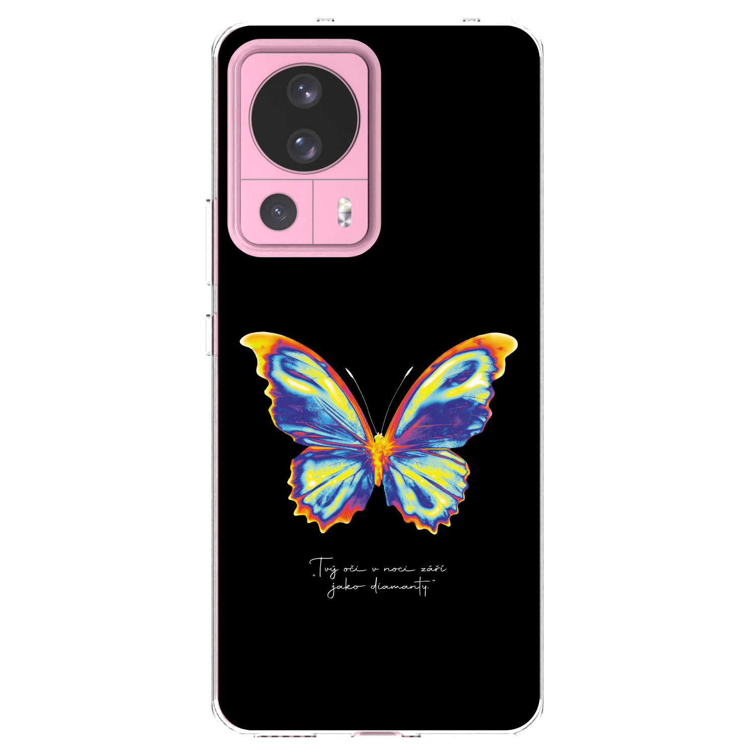 Picasee átlátszó szilikon tok az alábbi mobiltelefonokra Xiaomi 13 Lite - Diamanty Black