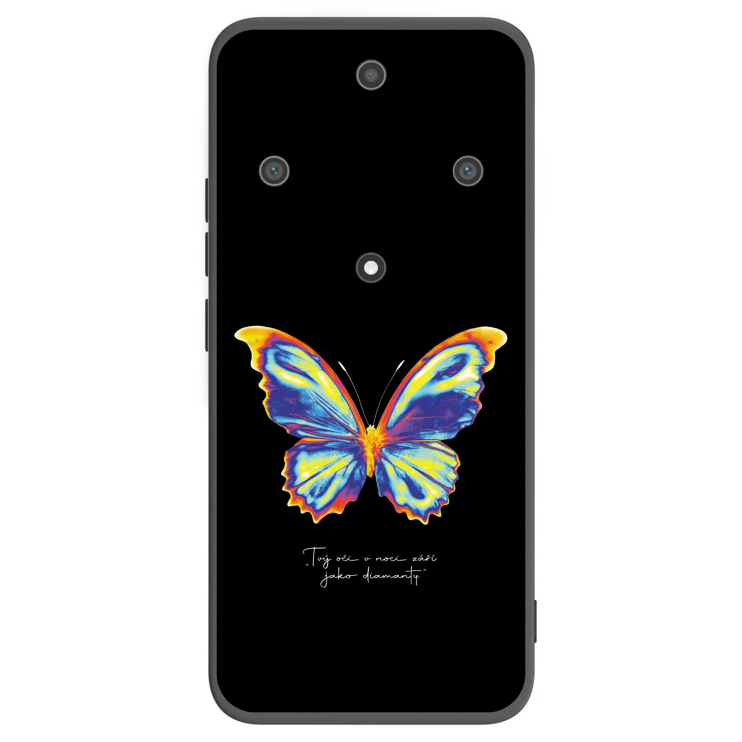 Picasee fekete szilikon tok az alábbi mobiltelefonokra Honor Magic5 Lite 5G - Diamanty Black