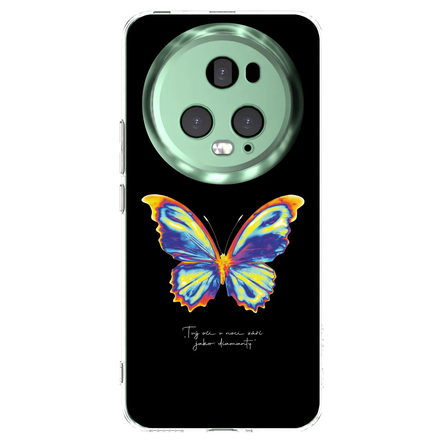 Picasee átlátszó szilikon tok az alábbi mobiltelefonokra Honor Magic5 Pro - Diamanty Black