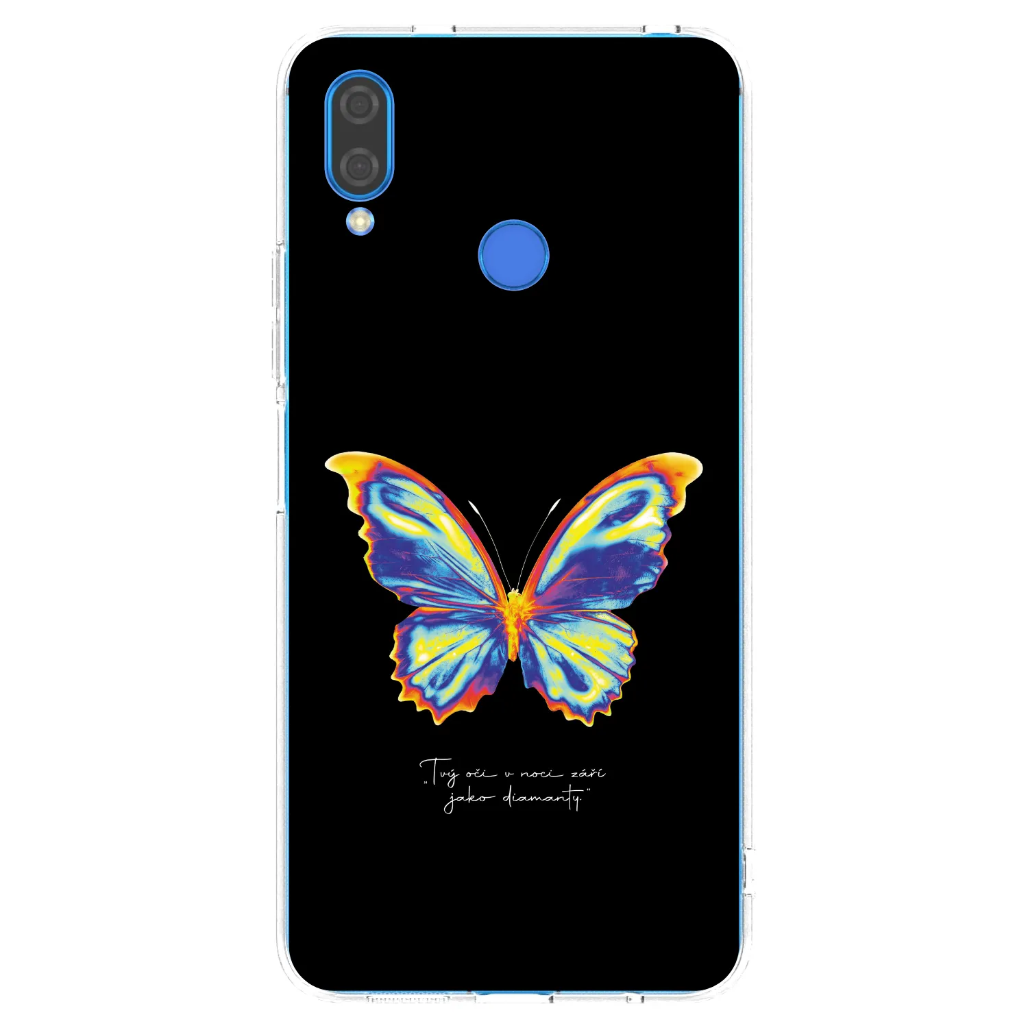 Picasee átlátszó szilikon tok az alábbi mobiltelefonokra Huawei Nova 3i - Diamanty Black