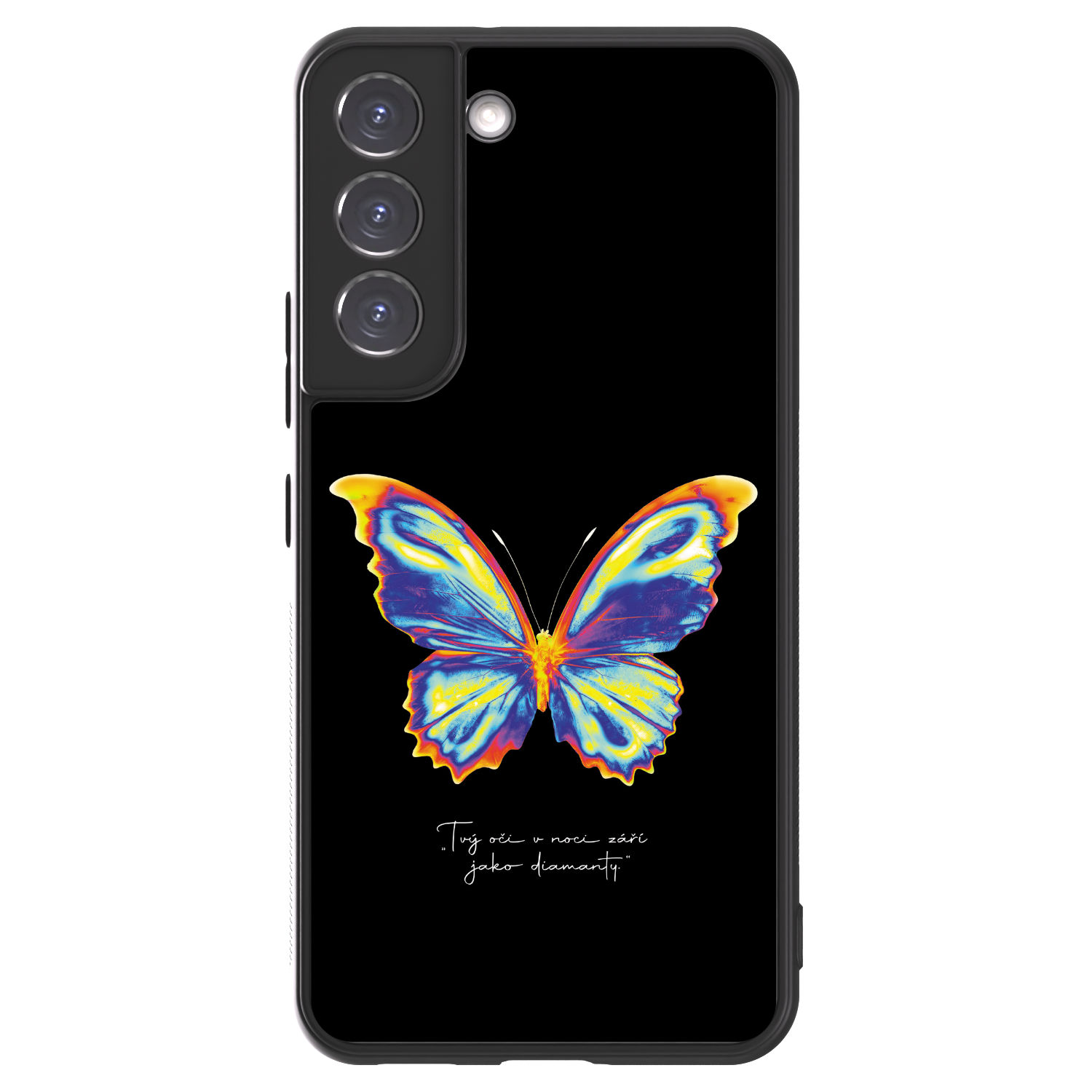 Picasee ULTIMATE CASE PowerShare Samsung Galaxy S22 5G - készülékre - Diamanty Black